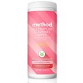 Method Pink Grapefruit Scent All Purpose Cleaner Wipes 6.17 oz 18798